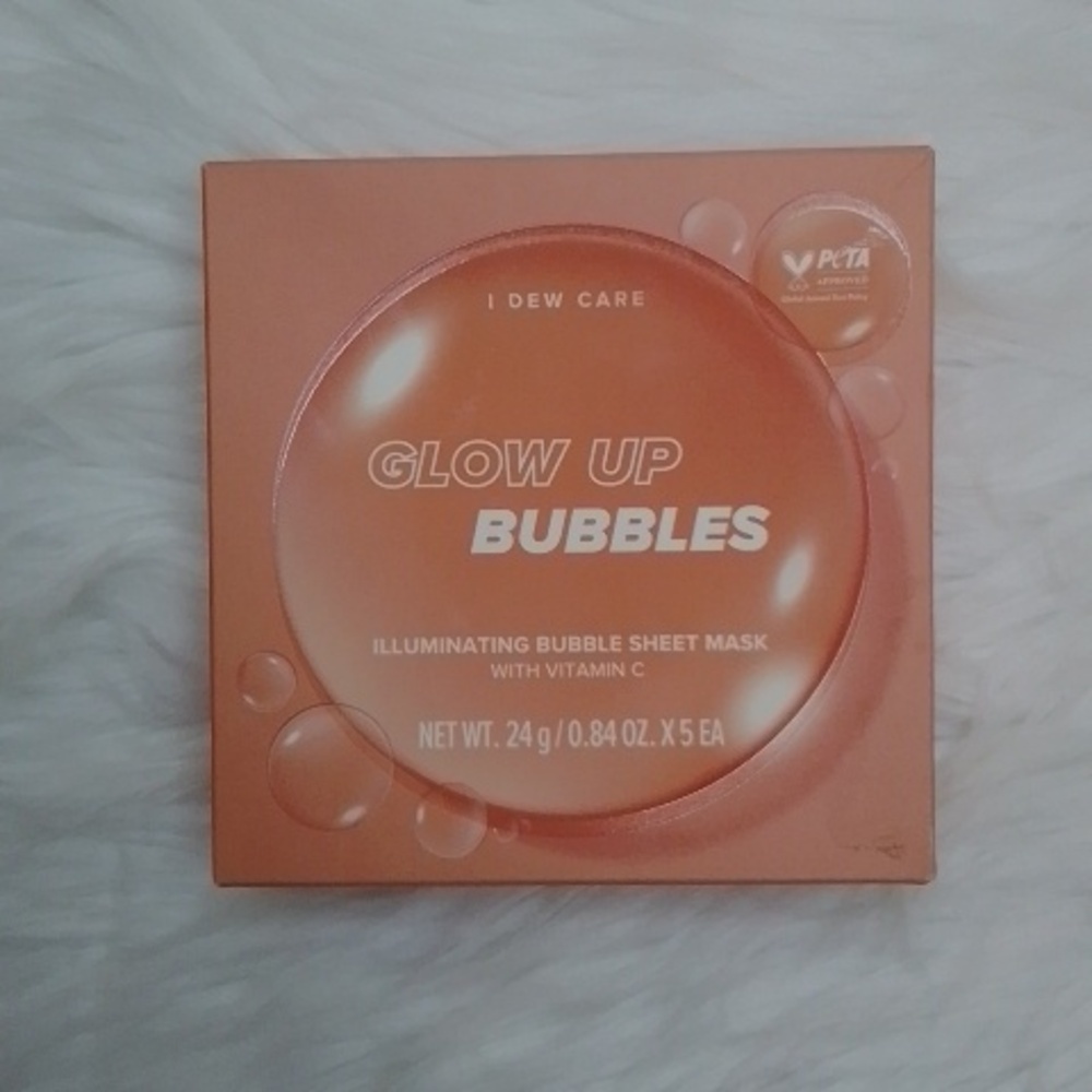 I DEW CARE GLOW UP BUBLES  - Illuminating bubbles sheet mask with vitamin C (5)